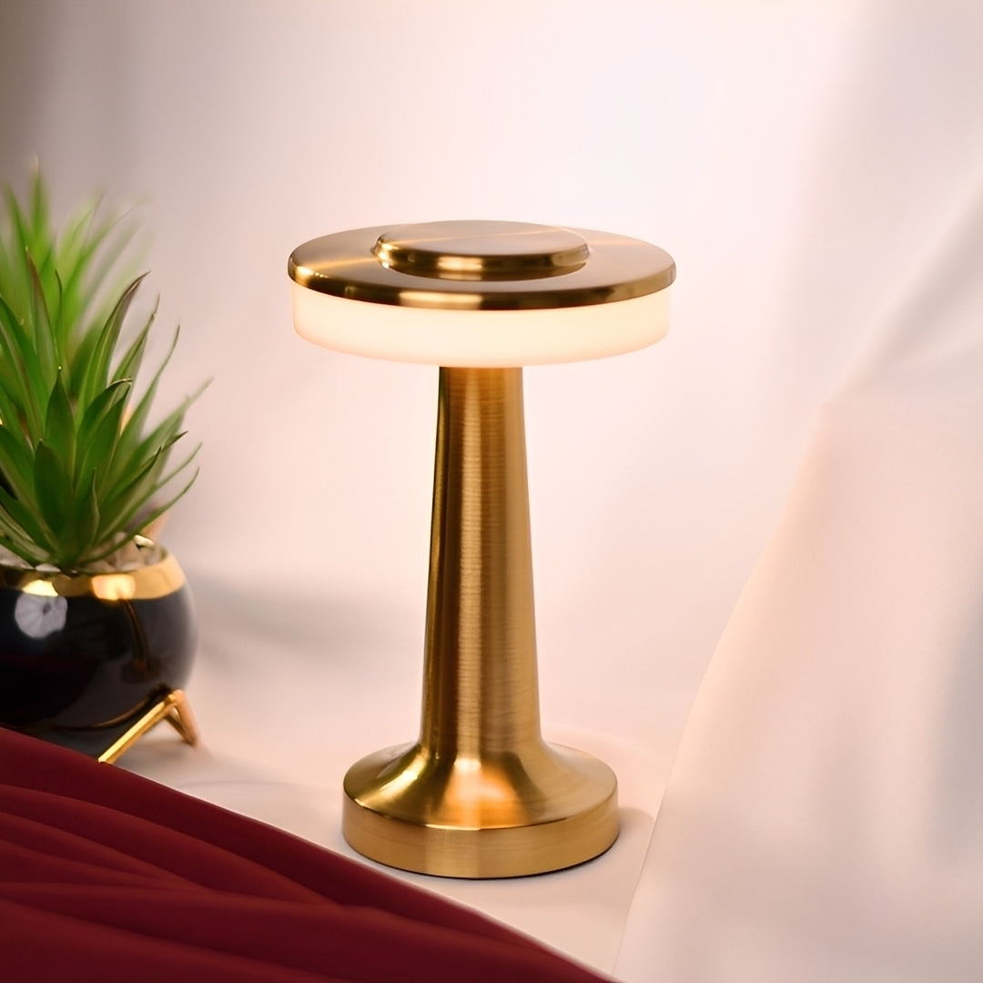 Zamira – Lámpara de mesa dumbbell recargable