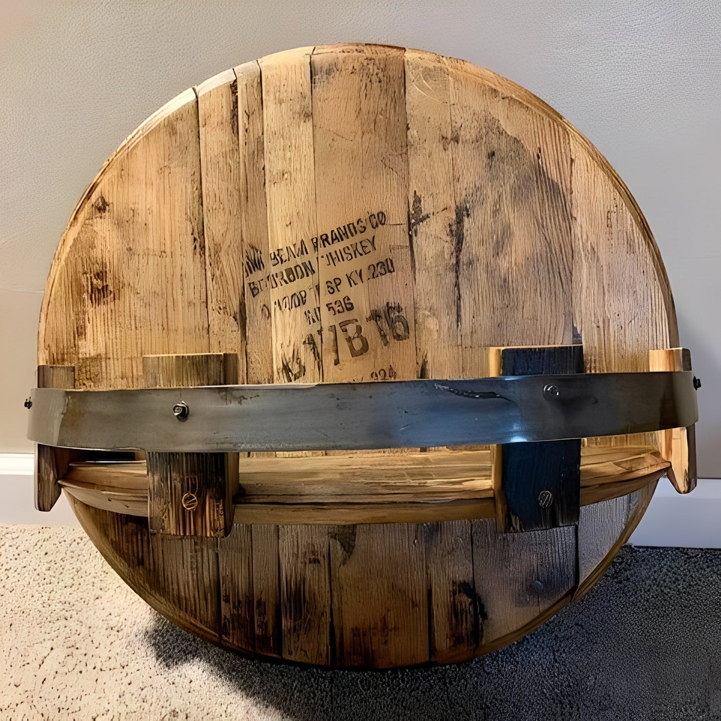 Elias – Table en bois pour vin et whisky