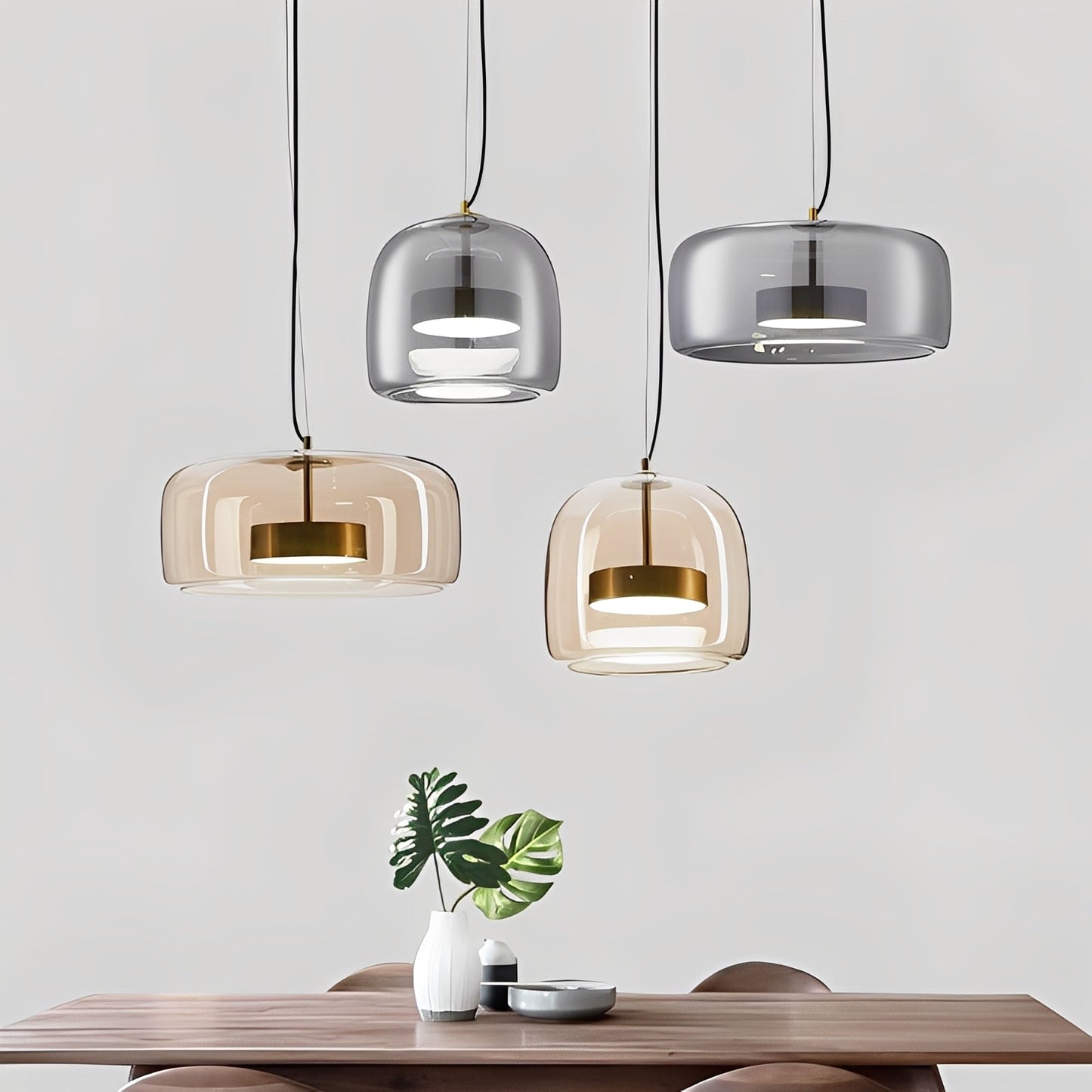 Mika – Suspension en verre moderne