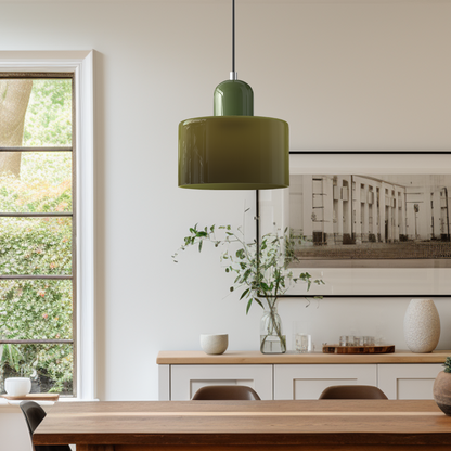 Frieda – Lampe suspendue moderne en verre
