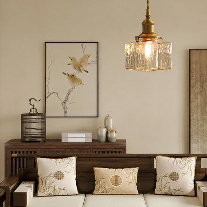 Kian – Lampe Suspendue en Verre Élégante