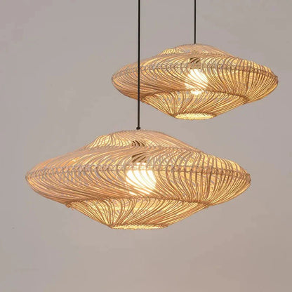 Radiar – Lampe Suspendue Vintage en Rattan