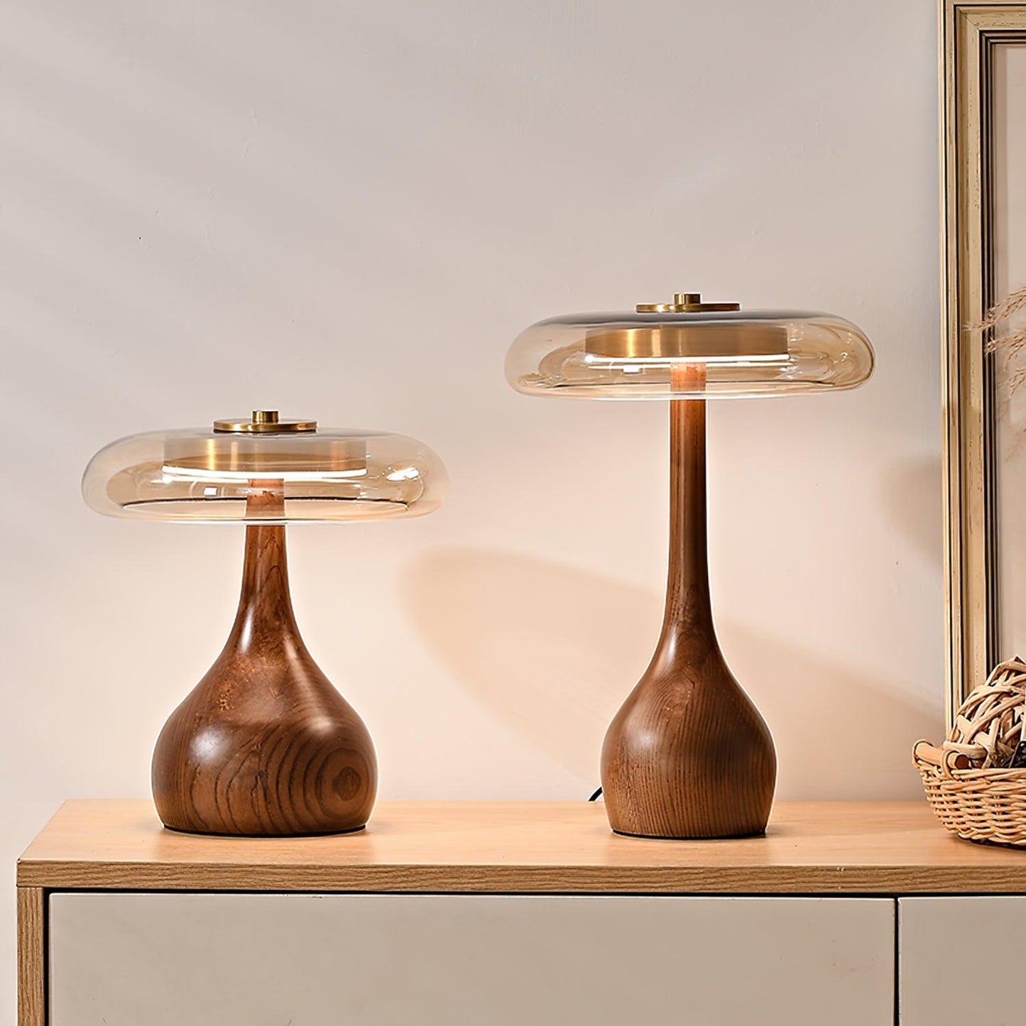 Andi – Lampe de table en verre