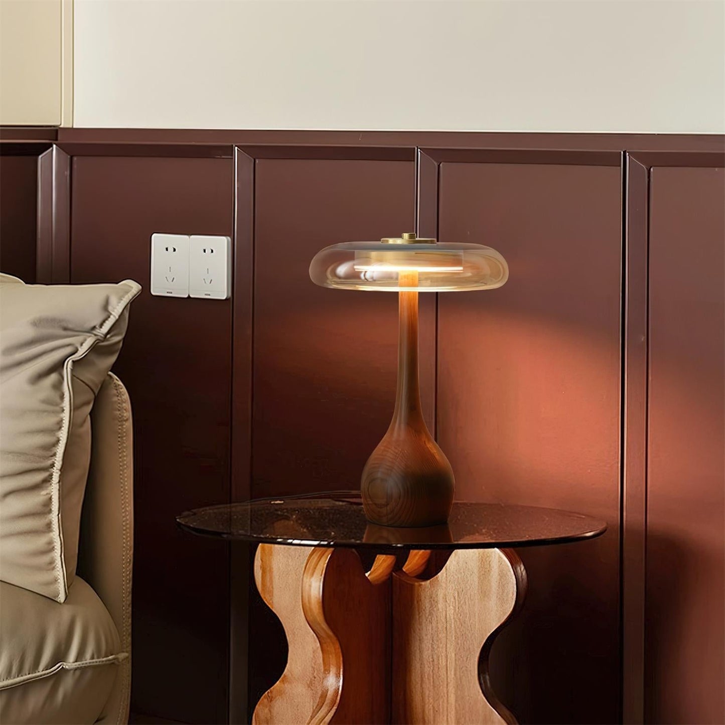 Andi – Lampe de table en verre