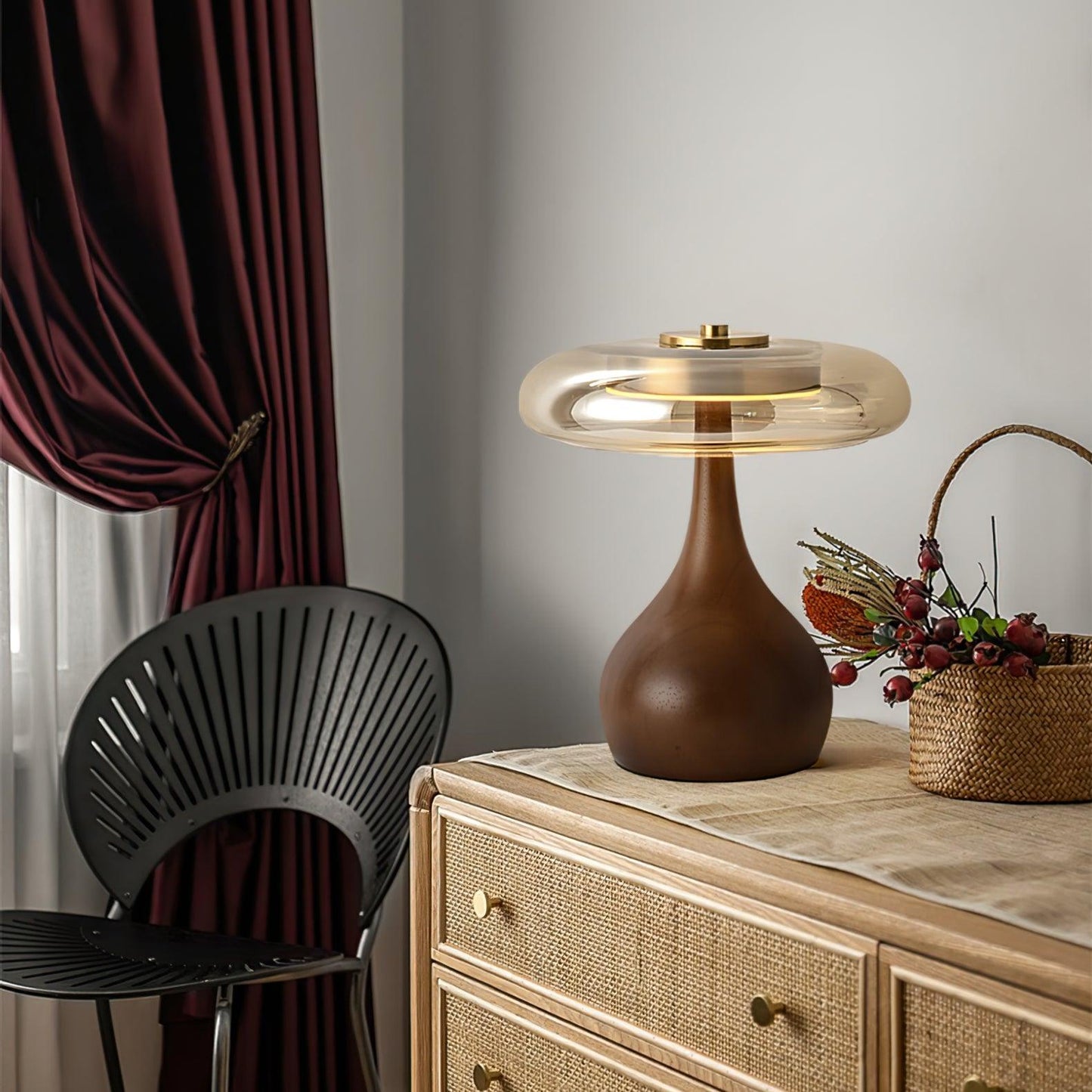 Andi – Lampe de table en verre