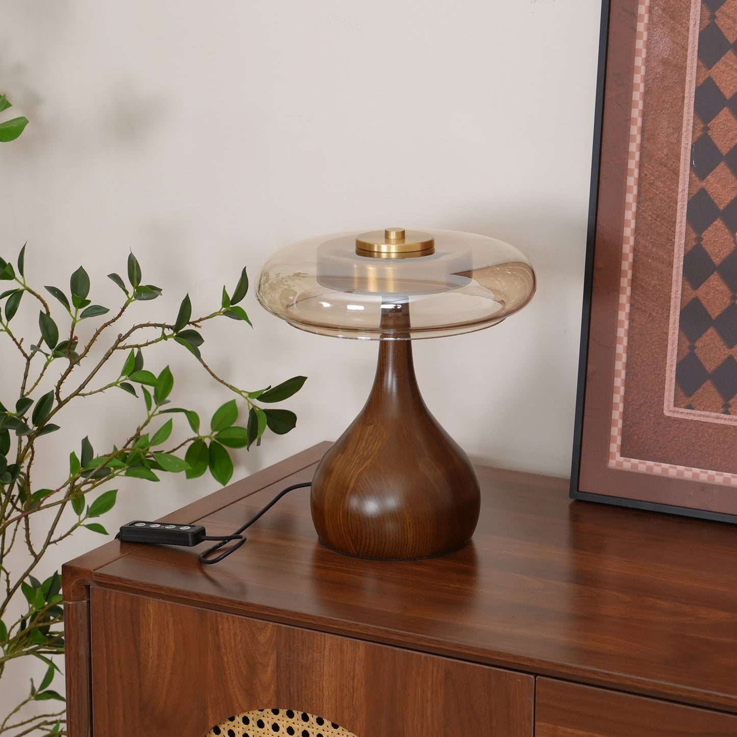 Andi – Lampe de table en verre