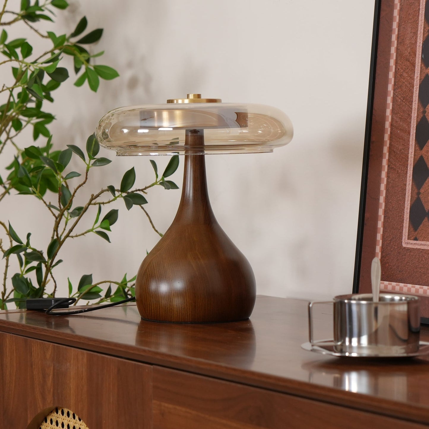 Andi – Lampe de table en verre