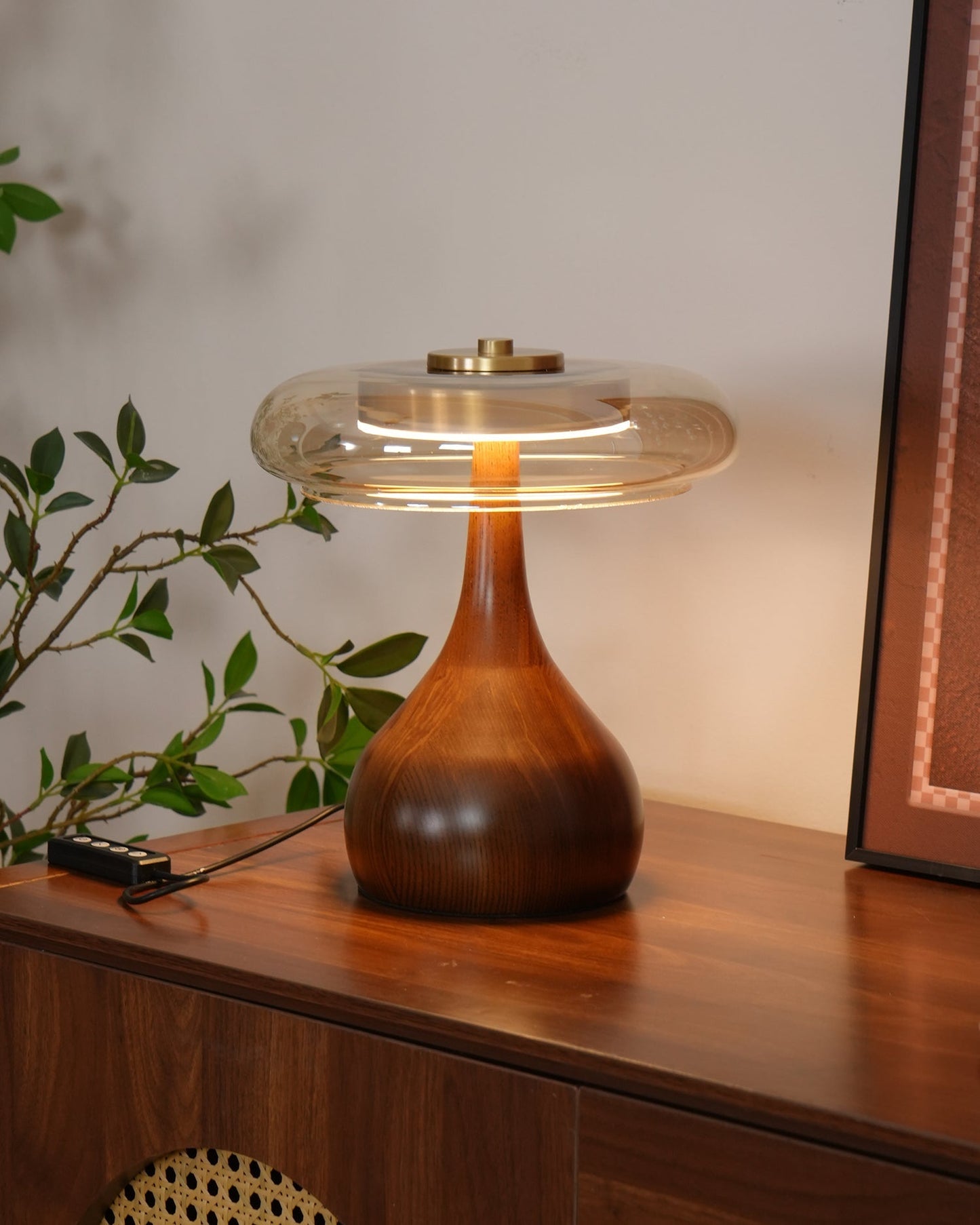 Andi – Lampe de table en verre