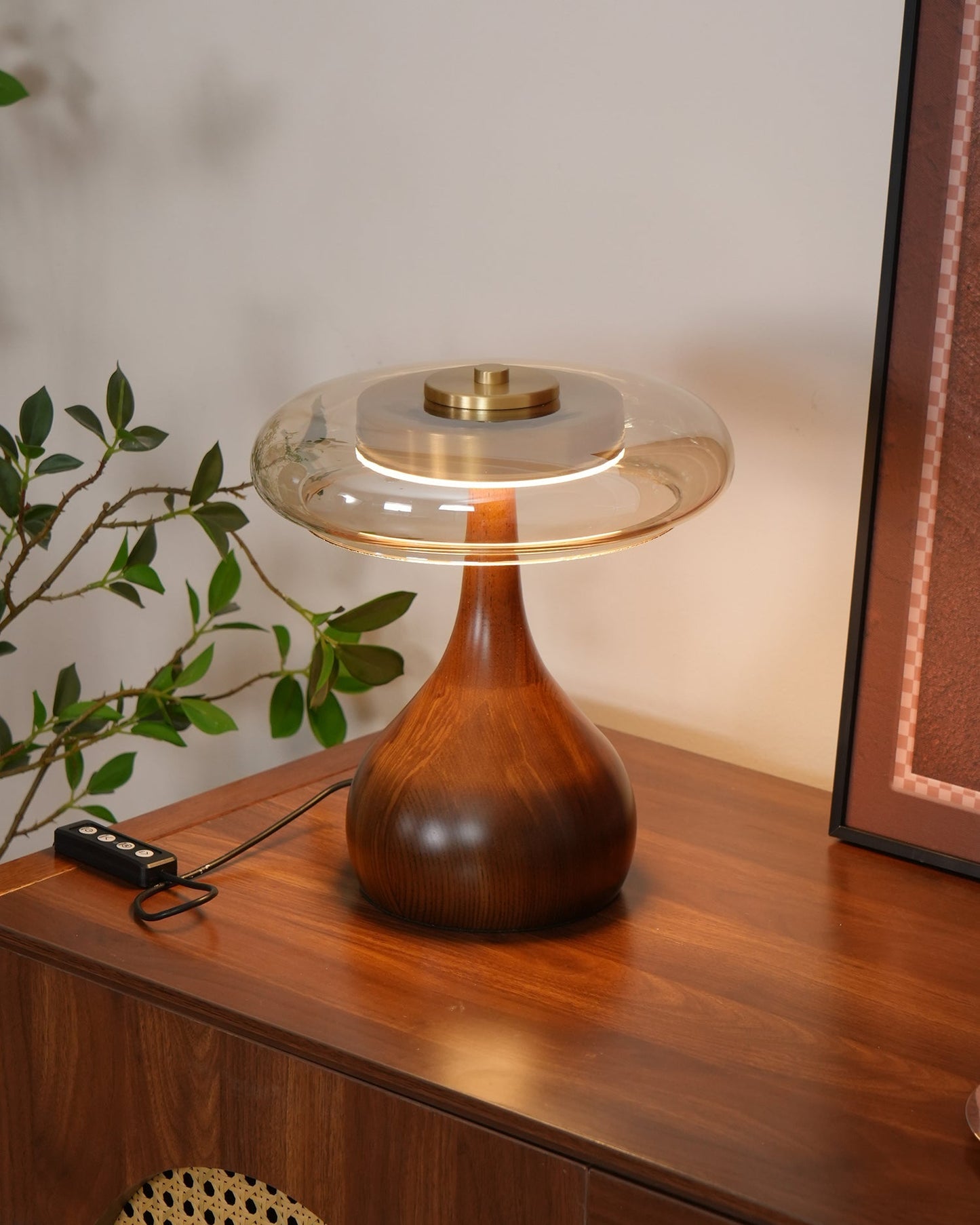 Andi – Lampe de table en verre
