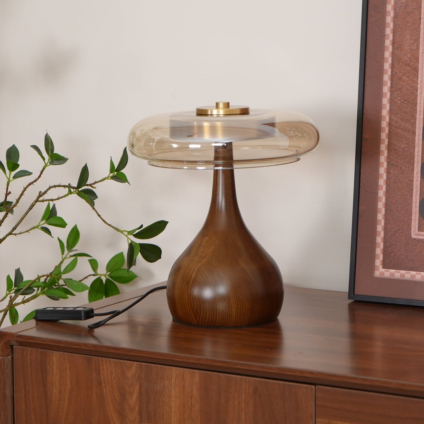 Andi – Lampe de table en verre