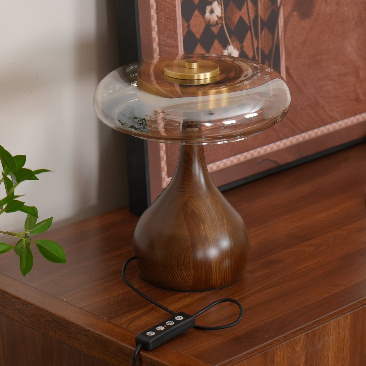 Andi – Lampe de table en verre