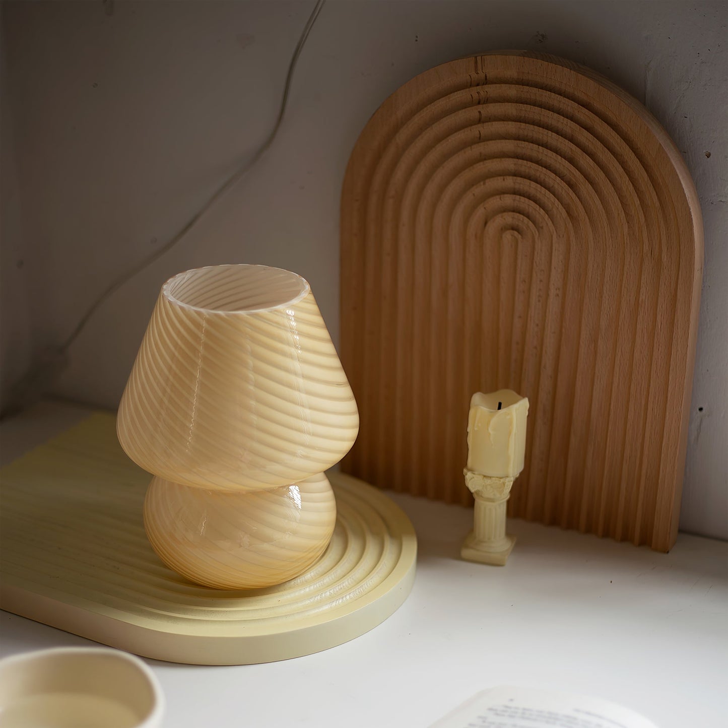 Ansel – Lampe de table en verre