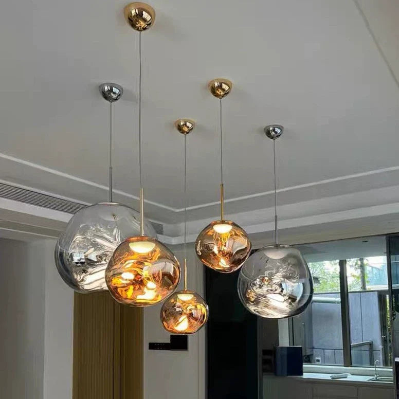 Aurelia – Suspension en Verre Nordique Postmoderne