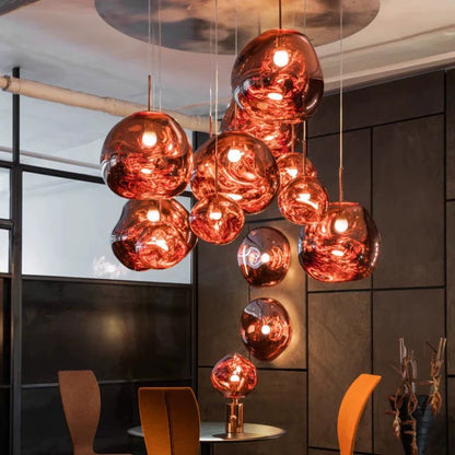 Aurelia – Suspension en Verre Nordique Postmoderne