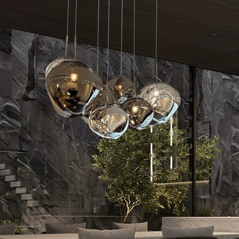 Aurelia – Suspension en Verre Nordique Postmoderne