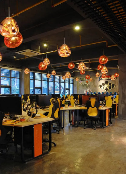 Aurelia – Suspension en Verre Nordique Postmoderne