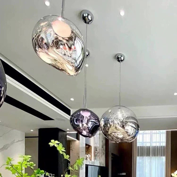 Aurelia – Suspension en Verre Nordique Postmoderne