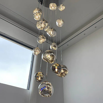 Aurelia – Suspension en Verre Nordique Postmoderne