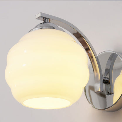 Prague – Applique murale en verre rétro style Europe centrale