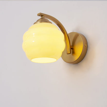 Prague – Applique murale en verre rétro style Europe centrale