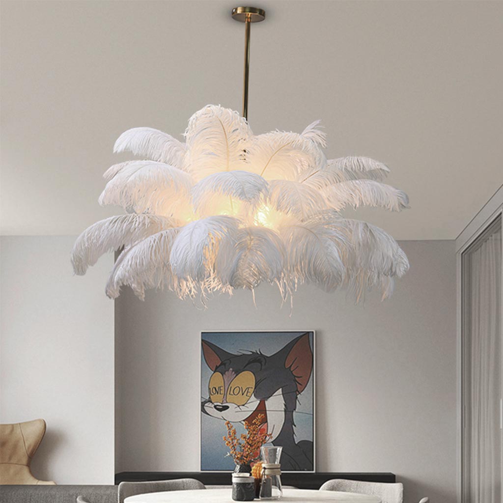 Astra – Lustre Plume Créatif Moderne