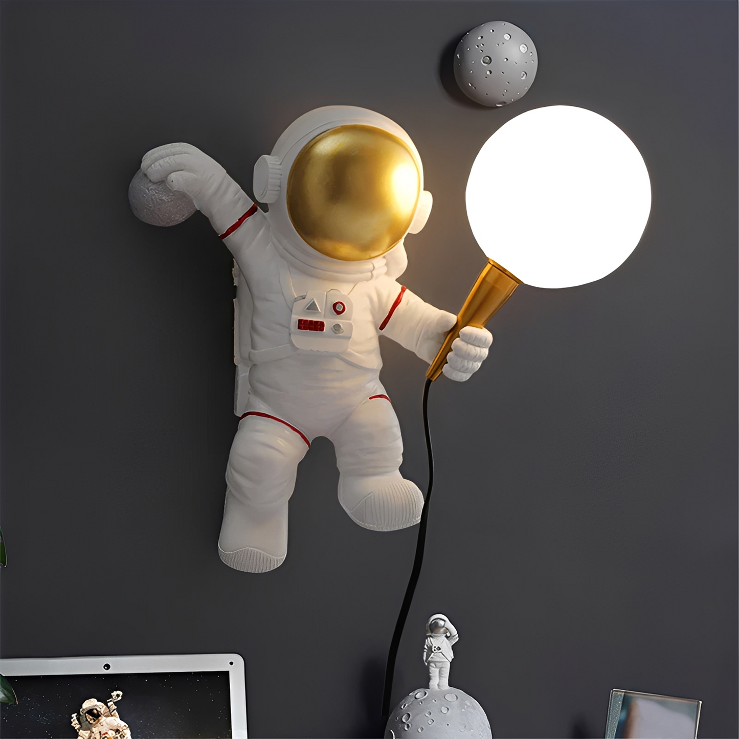 Astrolino – Lampe murale créative d'astronautes