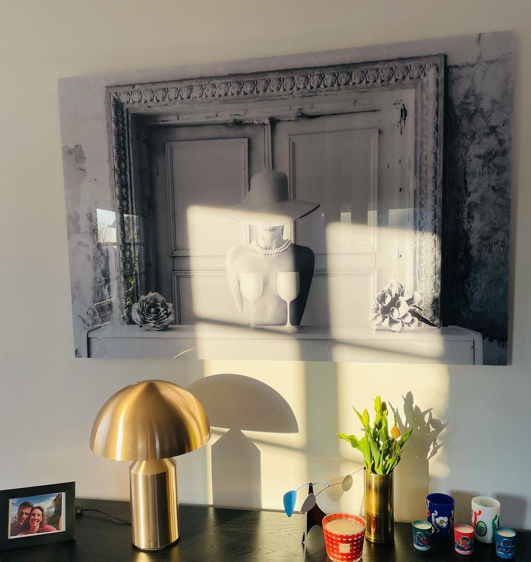 Stella – Lampe de table en métal design sculptural