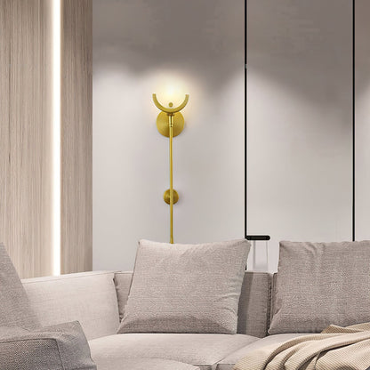 Kristy – Applique en laiton avec albâtre