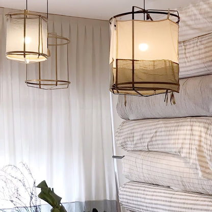 Asami – Suspension design en lin & bambou