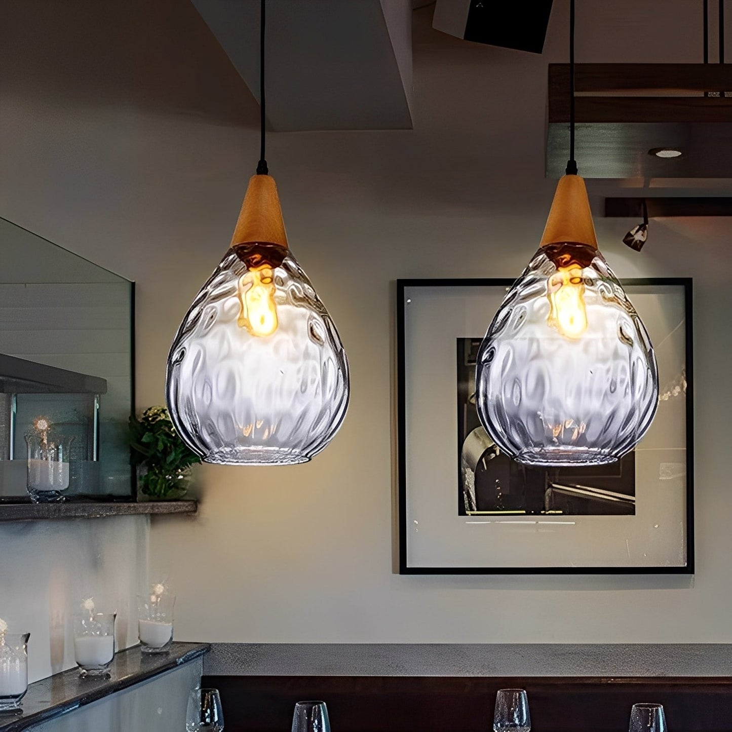 Anya – Luminaire en verre créatif