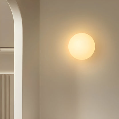 Mira – Applique Murale Boule de Verre Minimaliste