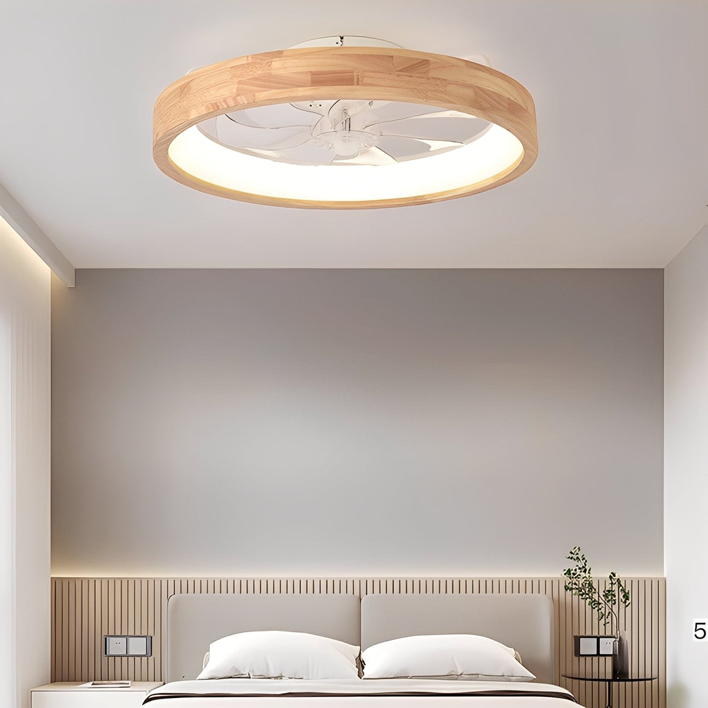 Lennart – Ventilateur de plafond nordique avec lumière