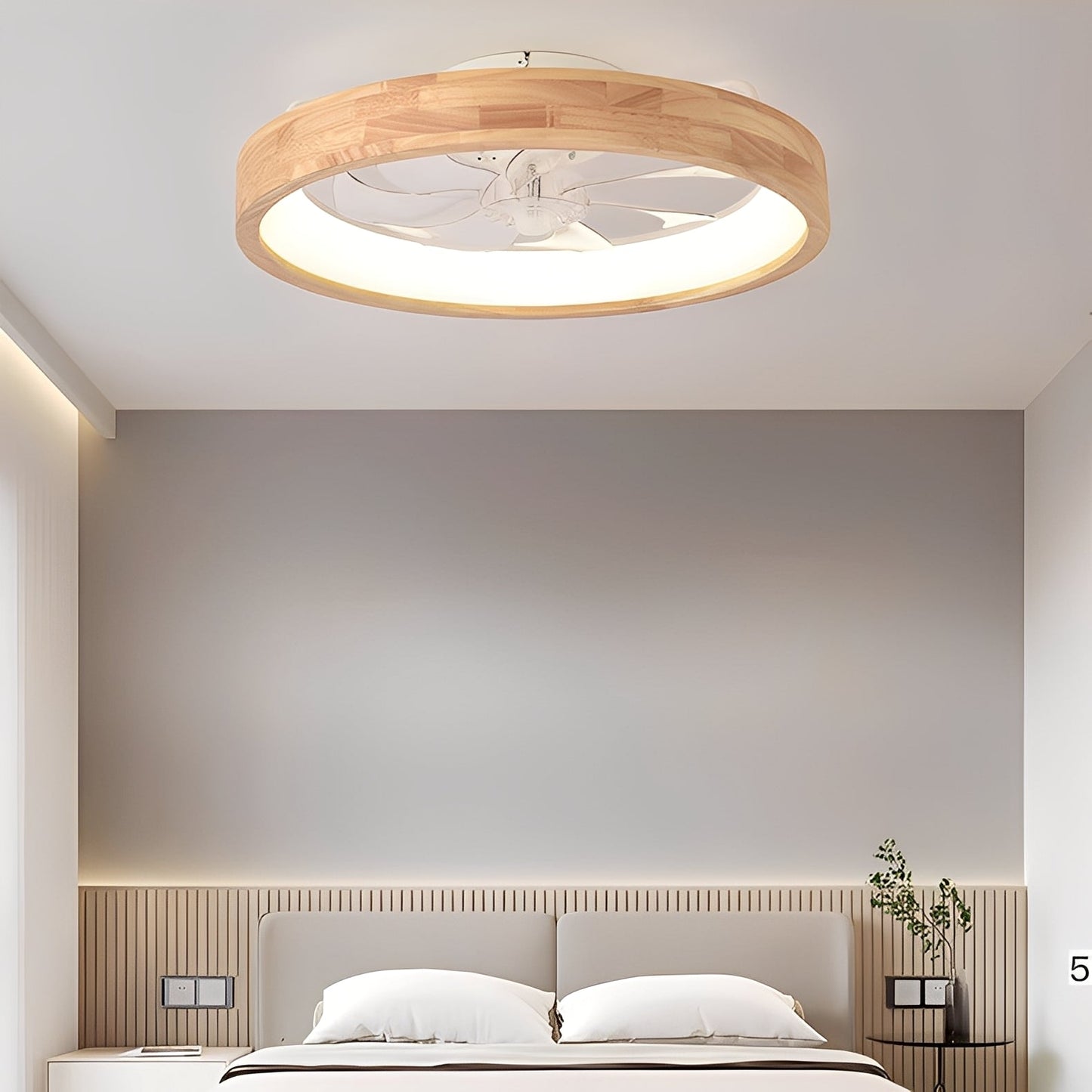 Lennart – Ventilateur de plafond nordique avec lumière