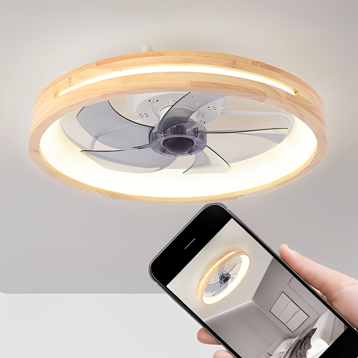 Lennart – Ventilateur de plafond nordique avec lumière