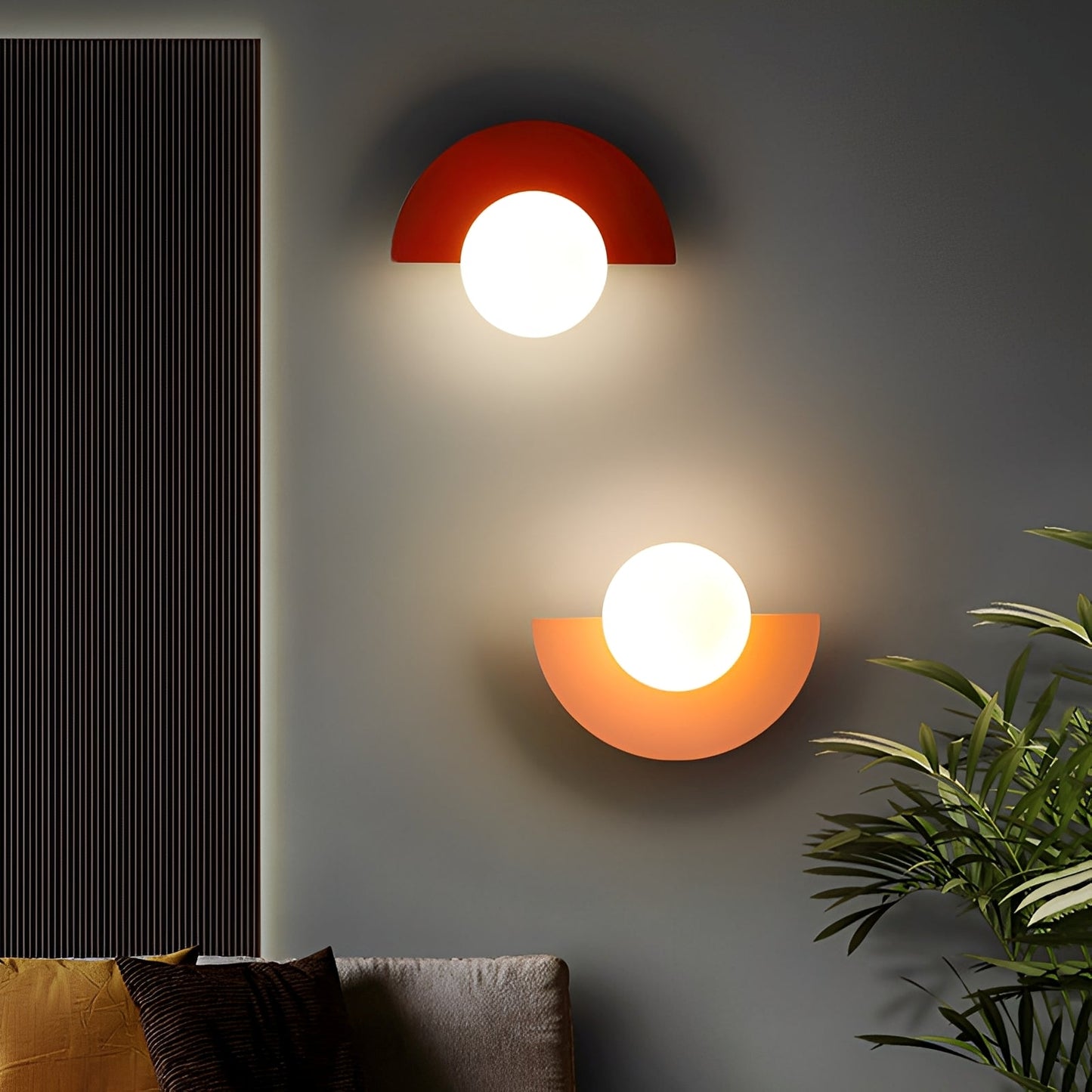 Lia – Lampe murale colorée pour murs d'accent