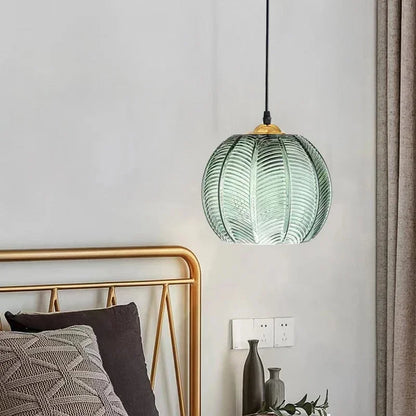Kohana – Lampe en verre à feuille vintage
