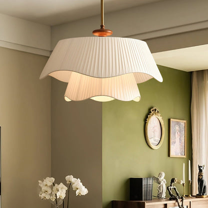Himari – Lampe Suspendue Style Crème Ronde