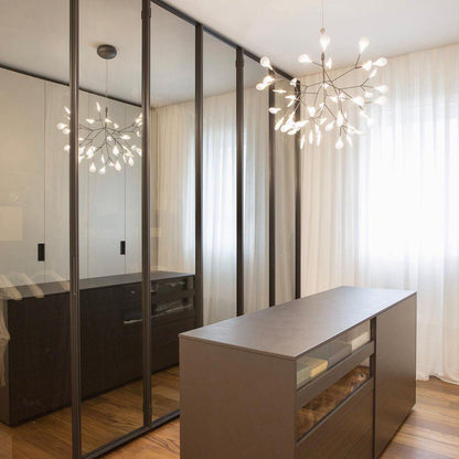 Yuki – Lustre Créatif Branche de Feuilles