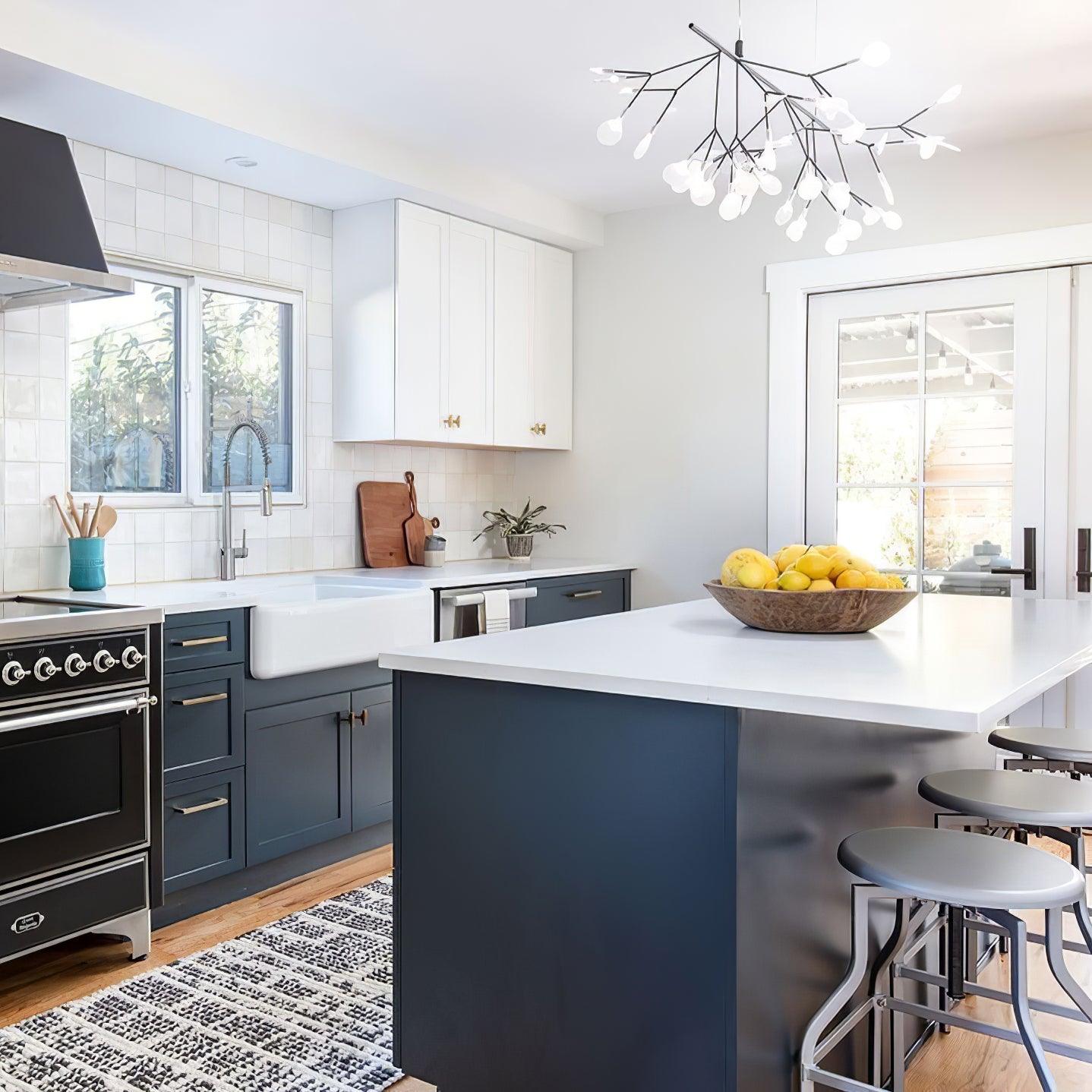 Yuki – Lustre Créatif Branche de Feuilles