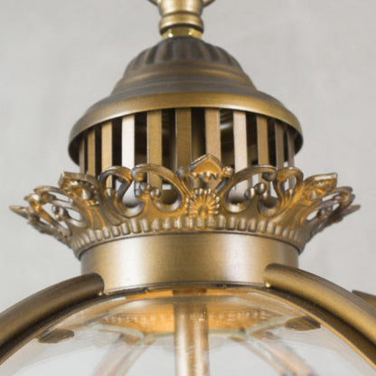 Gideon – Lustre en Verre Rond Retro