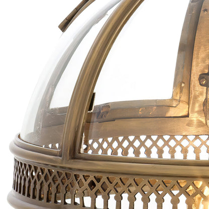 Gideon – Lustre en Verre Rond Retro