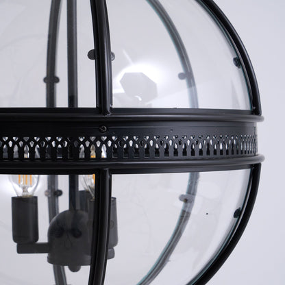 Gideon – Lustre en Verre Rond Retro