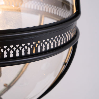 Gideon – Lustre en Verre Rond Retro