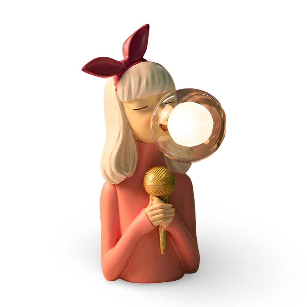 Marilou – Lampe de table moderne en résine