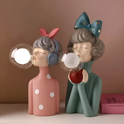 Marilou – Lampe de table moderne en résine