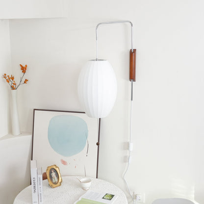 Isolde – Lampe Murale Créative en Soie