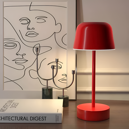 RetroStyle - Lampe de table LED sans fil colorée avec recharge USB