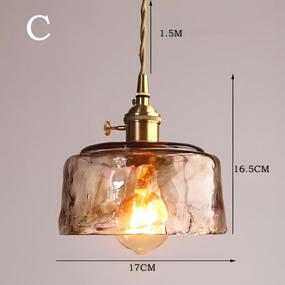 Amika – Suspension moderne en laiton