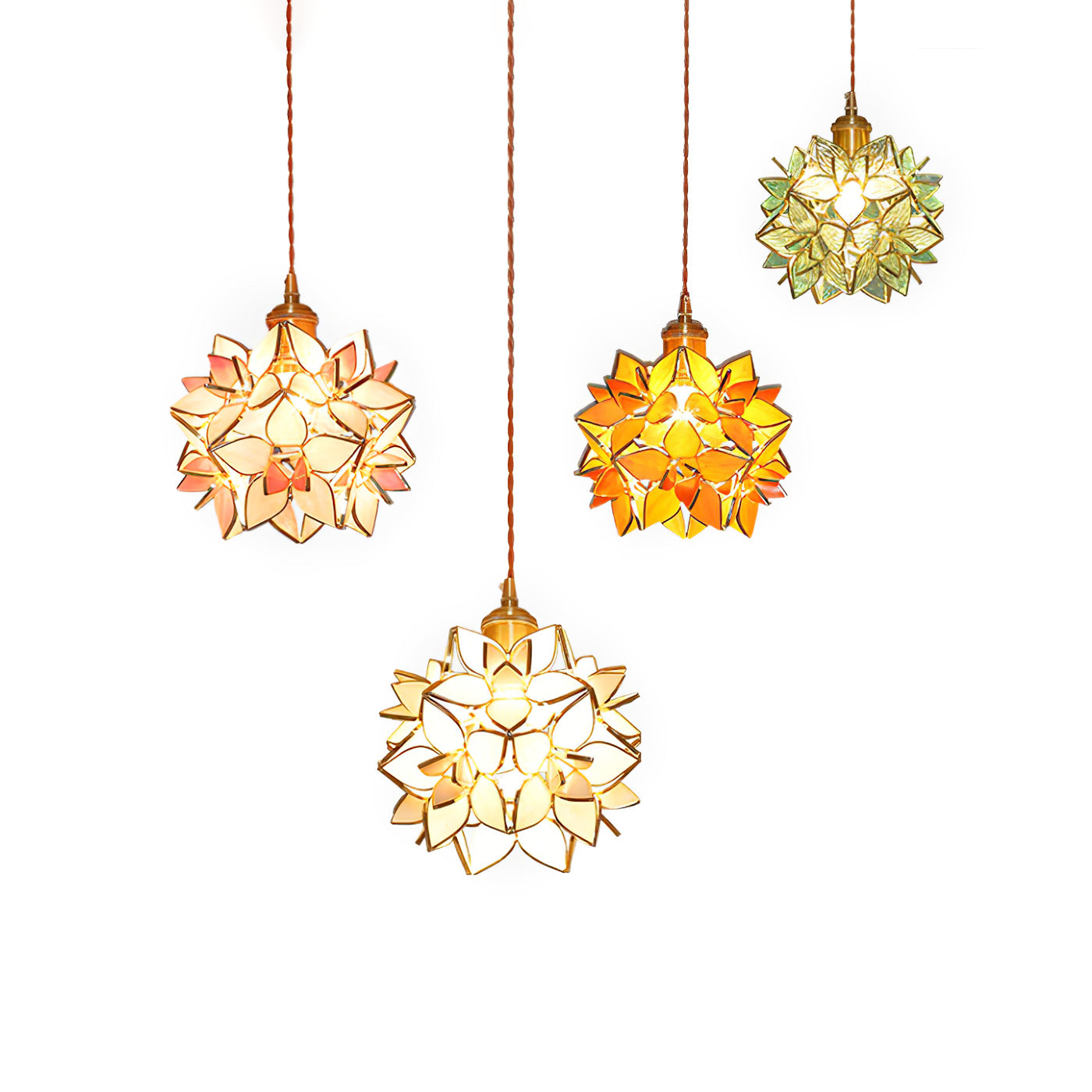 Capiz – Suspension en verre