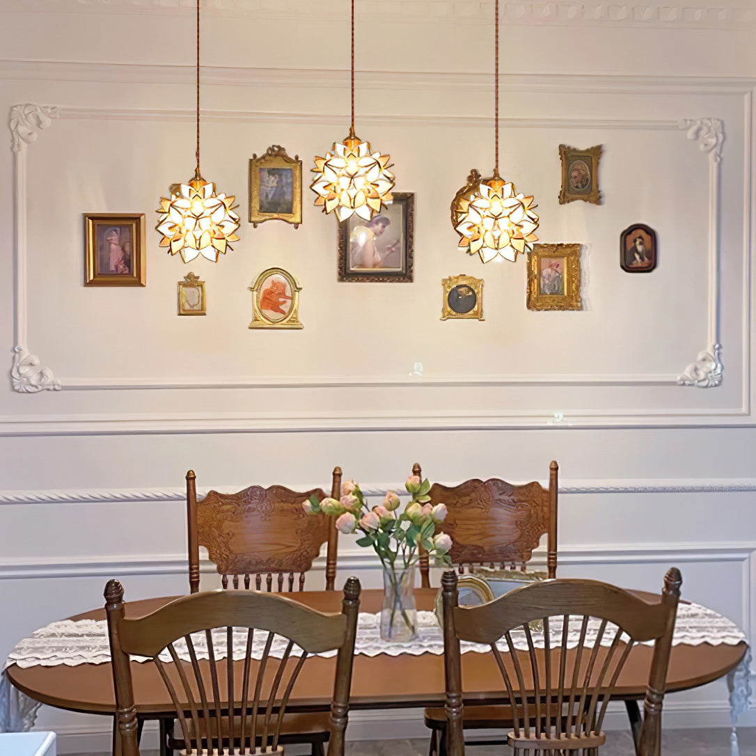 Capiz – Suspension en verre